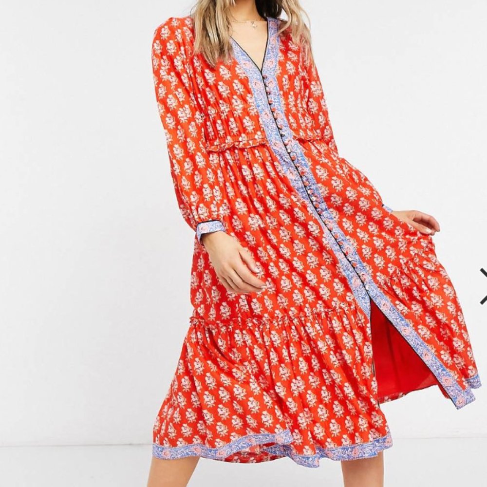 J. Crew, SIZE 2, RED DRESS